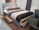 Кровать ELECTRA Velvet Signal 160x200 Серый
