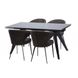 Стол Обеденный KEEN GLASSY 160-240 см Concepto Черный / Black