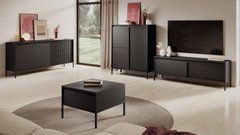 Стенка Perfect Home Сенсо / Senso C Черный реальная фотография
