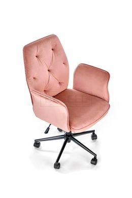 Кресло поворотное TULIP Halmar Розовый реальная фотография