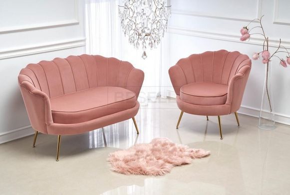 Крісло AMORINITO Velvet Halmar Рожевий