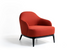Кресло ELIOT Bonsso Красный реальная фотография