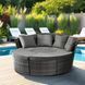 Садовий комплект CALIFORNIA Mebel Elite Сірий/техноротанг
