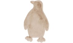 Пушистый Ковер Lovely Kids Arhome в форме Пингвина 52х90 Крем реальная фотография