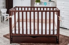 Детская кровать Twins Pinocchio прямоугольное 120х60 орех, коричневый