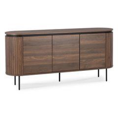 Комод с тремя дверями BECK Mebel Elite  160 Орех реальная фотография