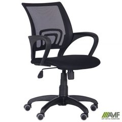 Компьютерное кресло Веб AMF Черный А-1 реальная фотография