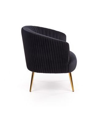 Крісло CROWN Velvet Halmar Чорний