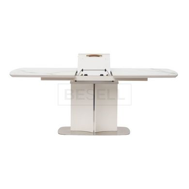 Стол раскладной ALBURY Concepto 160(200)x90 Белый реальная фотография
