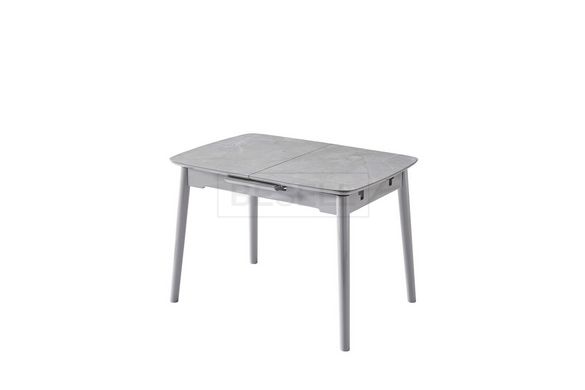 Стол раскладной TM-84 VETRO 110(140)x75 Керамика Колокатто Мрамор/ Серый реальная фотография