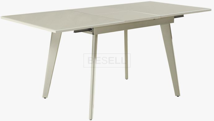 Стіл розкладний DST 156 DAOSUN 130(170)x80 Сіро-Бежевий жива фотографія