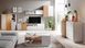 Стенка Perfect Home 3Д / 3D A Белый/дуб золотой крафт