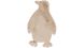 Пухнастий Килим Lovely Kids Arhome у формі Пінгвіна 52х90 Крем жива фотографія