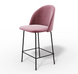 Напівбарний стілець RIO M light bar Bonsso Рожевий / Метал