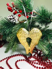 Новогоднее украшение на елку «Крылья» OLENS реальная фотография