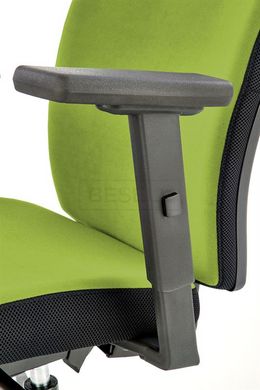 Компьютерное кресло POP Halmar Черный / Зеленый реальная фотография
