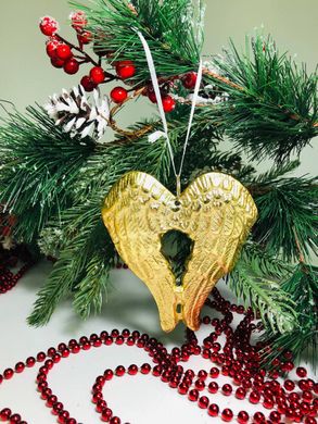 Новогоднее украшение на елку «Крылья» OLENS реальная фотография