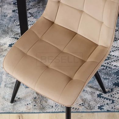Стілець RIO Velvet Mebel Elite Бежевий жива фотографія