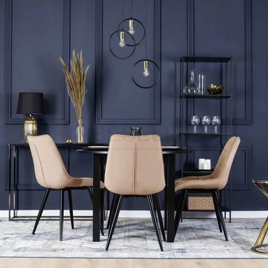 Стілець RIO Velvet Mebel Elite Бежевий жива фотографія
