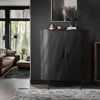 Комод MEBEL ELITE MELEK Чорний жива фотографія