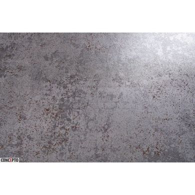 Стол Обеденный VERMONT 120-170 см Глазурованное Стекло Concepto Серый / Iron Grey реальная фотография