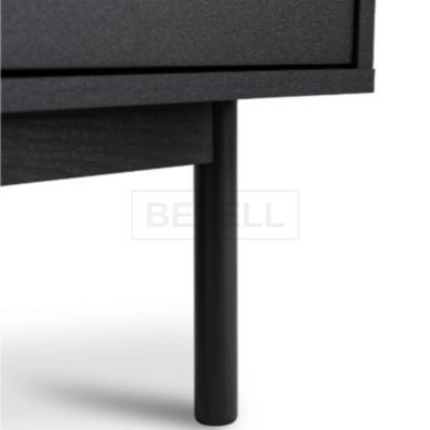 Комод MARLEN Mebel Elite 155  Чорний жива фотографія
