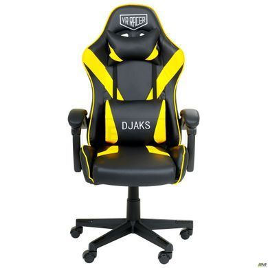 Кресло VR Racer Dexter Djaks черный/желтый