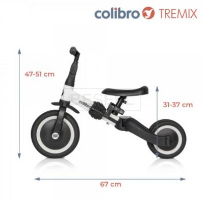 Детский велосипед Colibro Tremix 4 в 1 magnetic реальная фотография