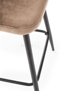 Полубарный стул H-96 Halmar Бежевый реальная фотография