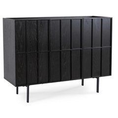 Комод MEBEL ELITE ANASTAZJA Черный реальная фотография