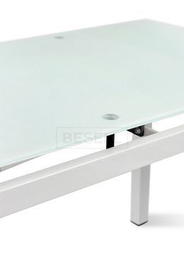 Стол Обеденный ВЕНДИ XS-1025 110/170*70 Микс Мебель Белый/Белый реальная фотография