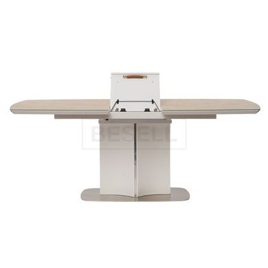 Стол раскладной ALBURY Concepto 160(200)x90 Бежевый реальная фотография