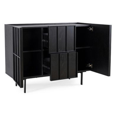 Комод MEBEL ELITE ANASTAZJA Черный реальная фотография