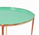 Журнальний стіл Elsa Arhome 50,5x50,5 Зелений/Мідний