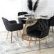 Стул RAYA Velvet Mebel Elite черный / золотой