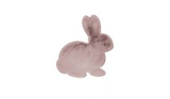 Пухнастий Килим Rabbit Arhome у формі кролика Lovely Kids 80х90 Рожевий жива фотографія