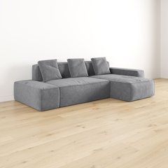 Модульний диван VIBE Mille 286х164х74 см Сірий