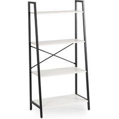 Стелаж GIA Mebel Elite Білий / Чорний жива фотографія
