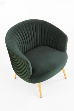 Кресло CROWN Velvet Halmar Зеленый