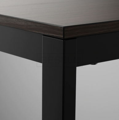 Комплект столовий VANGSTA / KARLJAN IKEA Чорний / темно-коричневий жива фотографія