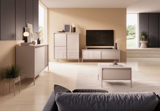 Комод Perfect Home Сенсо / Senso 2-дверний з 3 шухлядами 2D3S/153 Беж жива фотографія