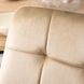 MEBEL ELITE Комплект HARRY Стіл 102-142 см Artisan Дуб/Чорний та 6 стільців PERU Бежевий