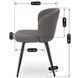 Стілець MEBEL ELITE HAILEY Сірий