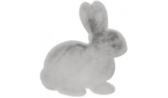 Пушистый Ковер Rabbit Arhome в форме кролика Lovely Kids 80х90 Серый/Голубой реальная фотография