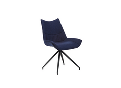 Кресло R-55 Vetro Чернильно-Синий реальная фотография