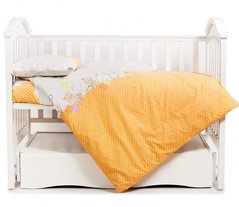 Переменная постель 3 эл Twins Comfort Горошки оранжевые реальная фотография