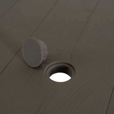 Садовий стіл MEBEL ELITE FARGO 120х69 см, коричневий жива фотографія