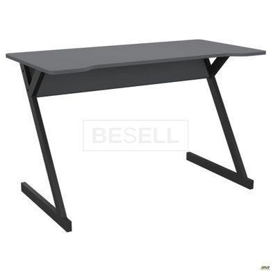 Стол компьютерный Dexter DX1200 (1200х600х750Н) черный графит/Серый Шифер