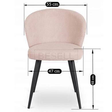 Стул MEBEL ELITE HAILEY Розовый реальная фотография