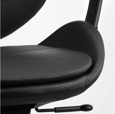 Комп'ютерне крісло HATTEFJÄLL IKEA Чорний жива фотографія